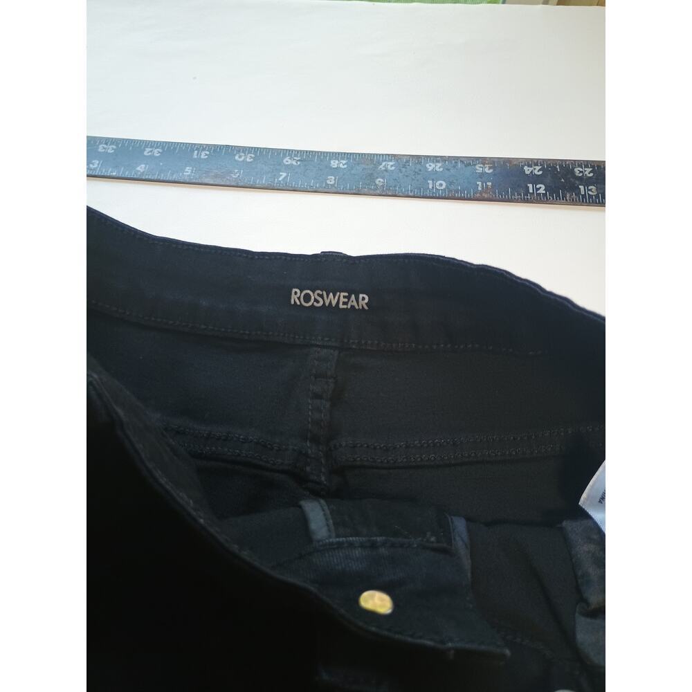 ROSWEAR Black Wide Leg Jeans - Size XL - NWT - Picture 4 of 7